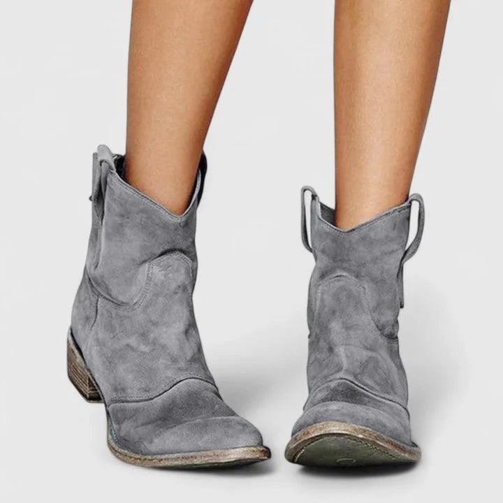 Nessa | Western Slouchy Ankle Boots