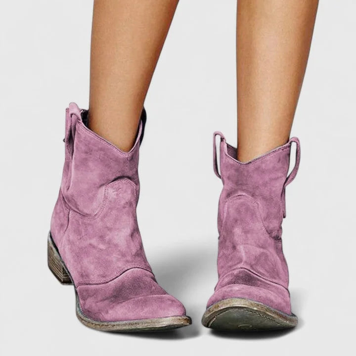 Nessa | Western Slouchy Ankle Boots