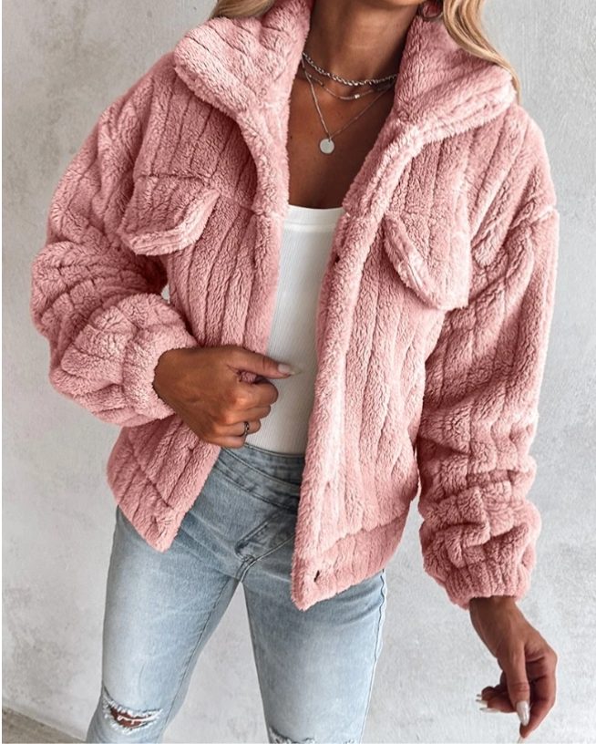 Tess | Oversized Sherpa Jacket for Winter