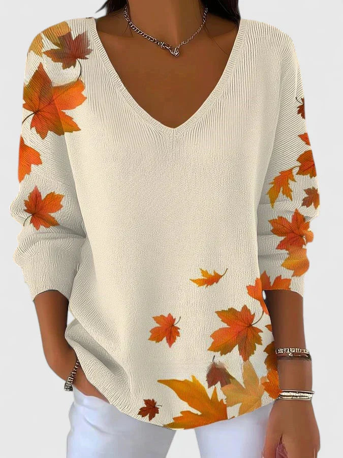 Zennora | Elegant V-Neck Women's Sweater