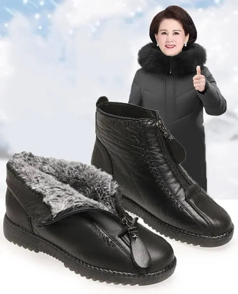 Ursula | Warm Zip-Up Ankle Boots