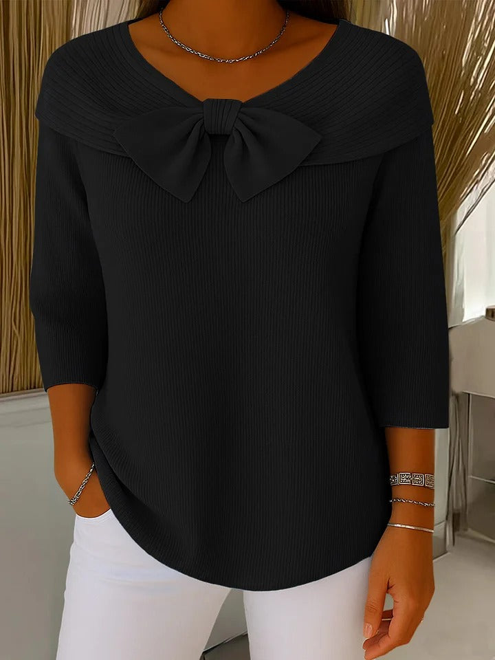 Lissandra | Sophisticated Bow Women's Sweater
