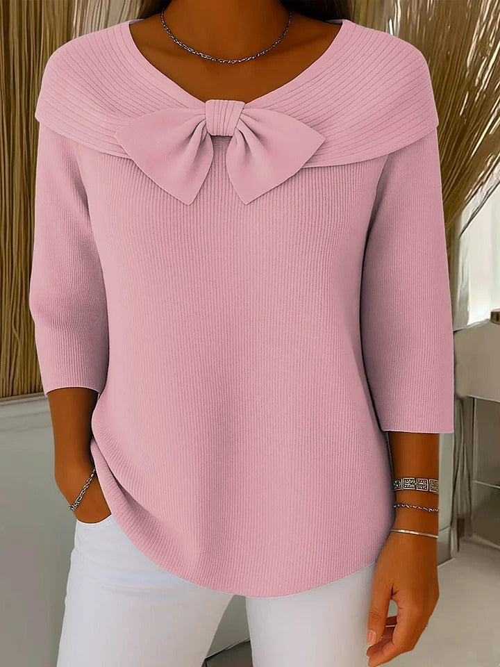 Lissandra | Sophisticated Bow Women's Sweater
