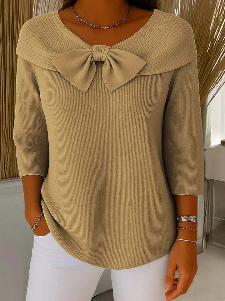 Lissandra | Sophisticated Bow Women's Sweater