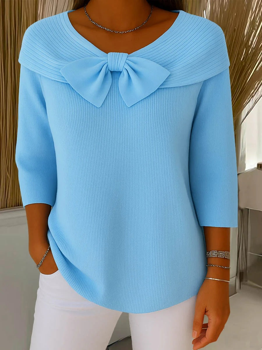 Lissandra | Sophisticated Bow Women's Sweater