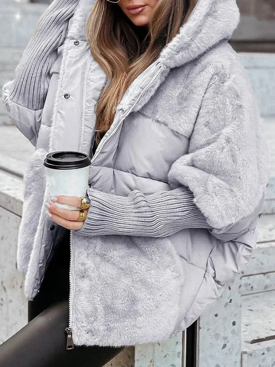 Perpetua | Hooded Faux Fur Puffer Jacket
