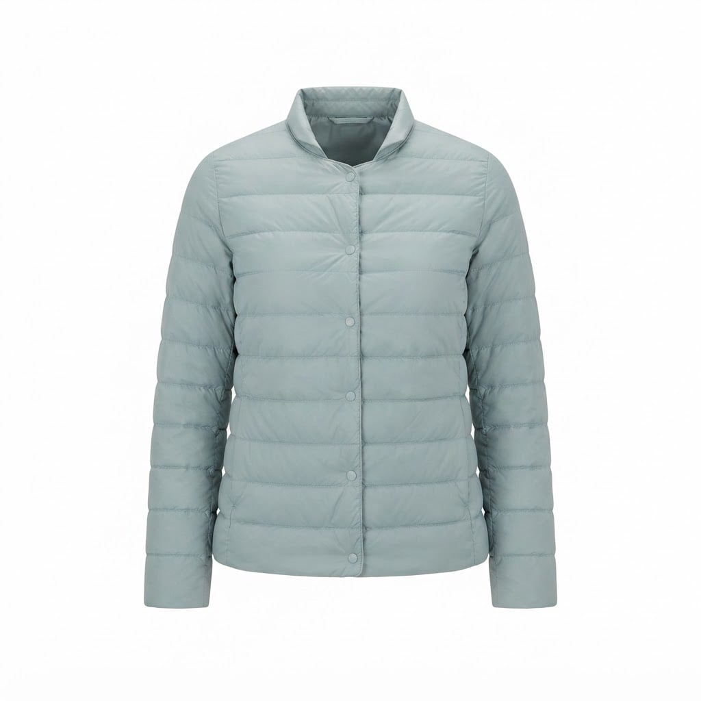 Maya | Cropped Collarless Women's Quilted Jacket for Winter