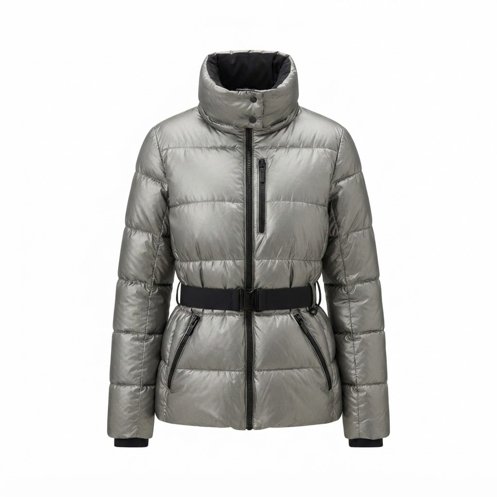 Fiona | Cinched-Waist Stand-Collar Women's Quilted Jacket for Winter