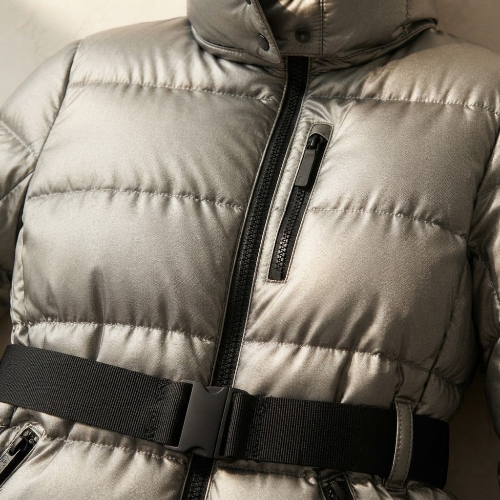 Fiona | Cinched-Waist Stand-Collar Women's Quilted Jacket for Winter