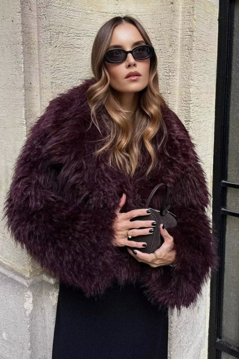 Marisela | Shaggy Faux Fur Women's Coat for Winter