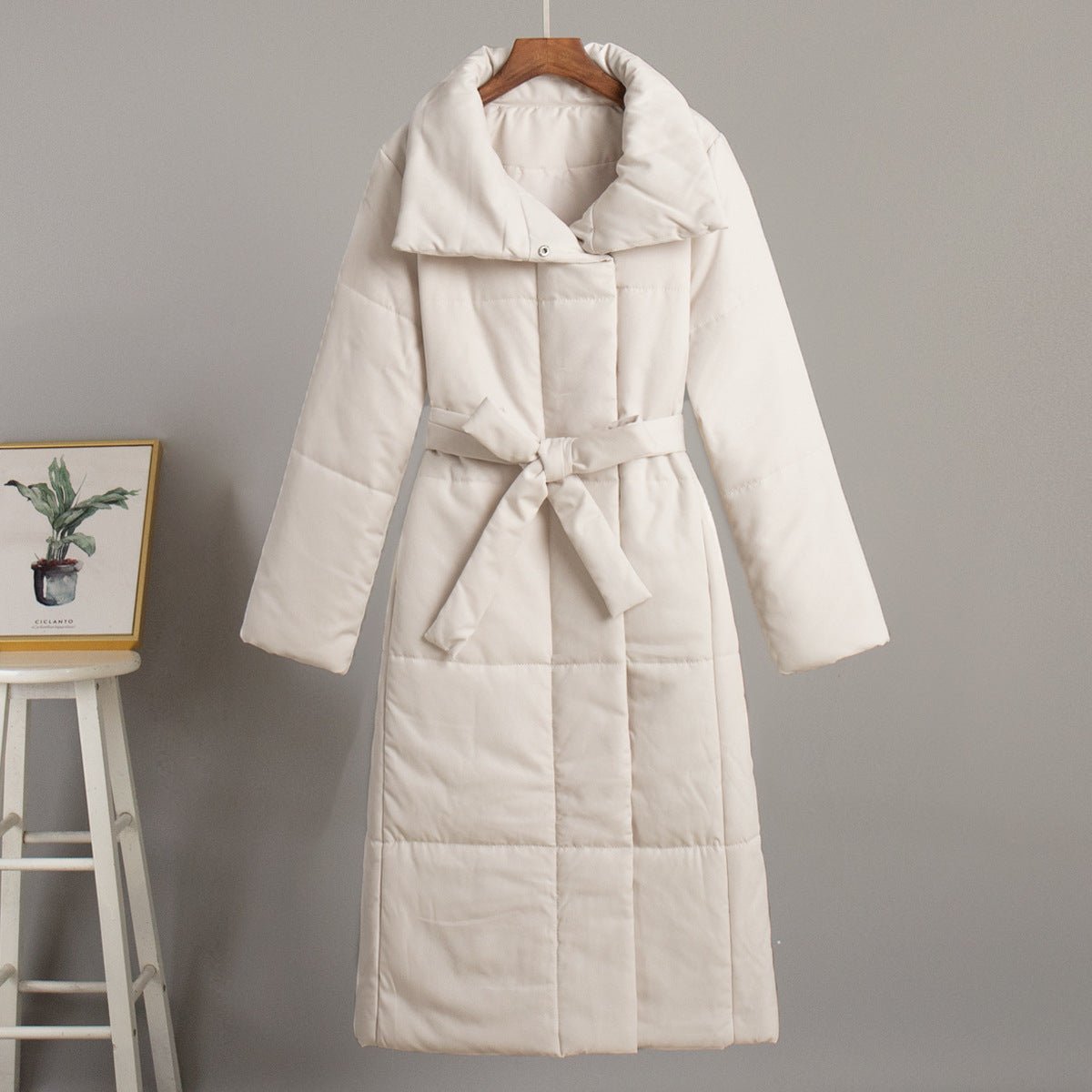 Savandra | Standing-Collar Cotton Women's Winter Coat for Cold-Weather