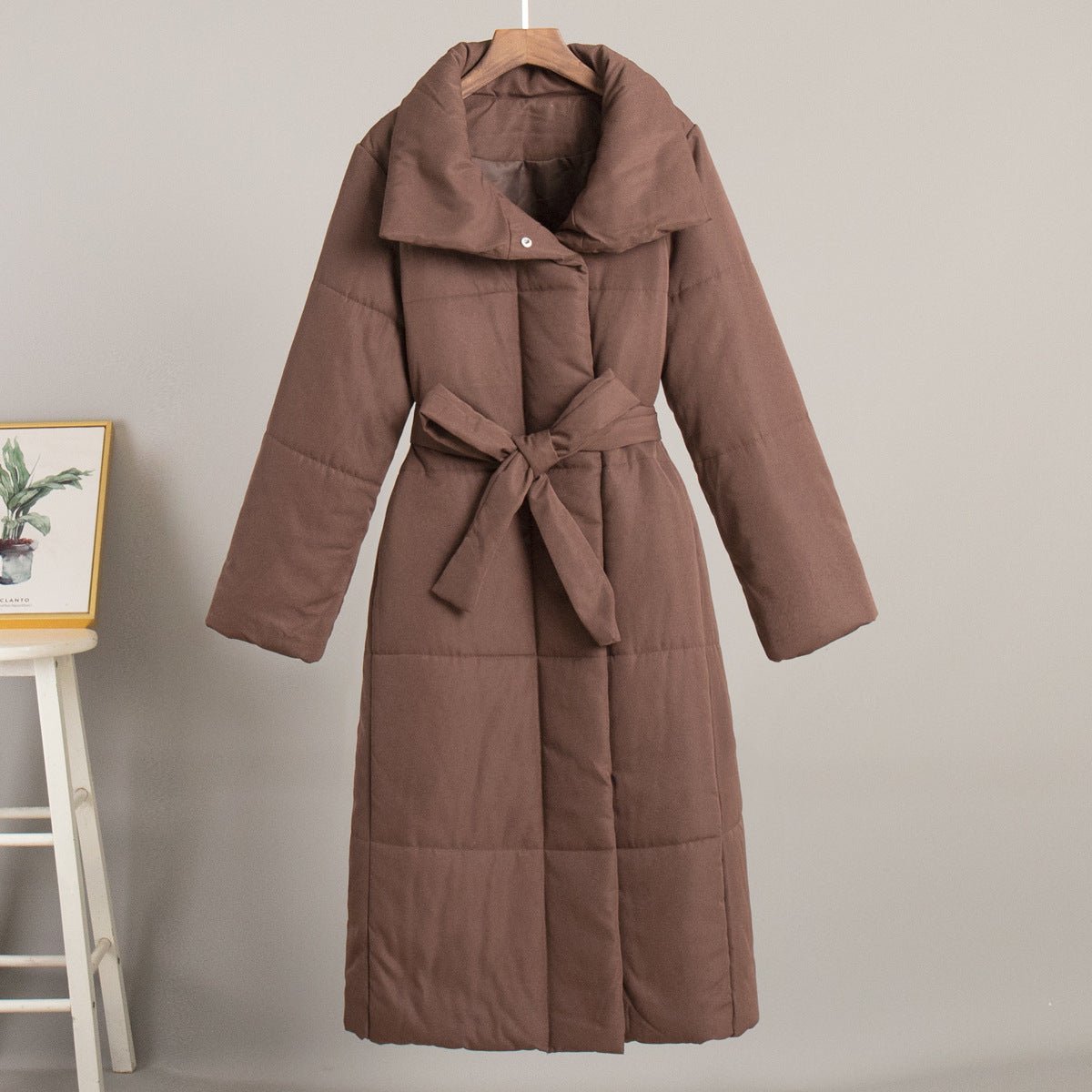 Savandra | Standing-Collar Cotton Women's Winter Coat for Cold-Weather