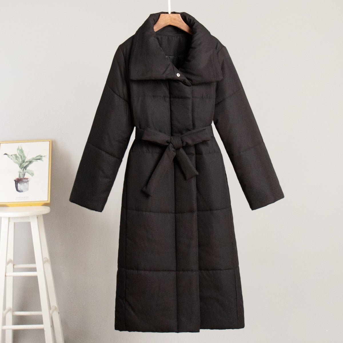 Savandra | Standing-Collar Cotton Women's Winter Coat for Cold-Weather