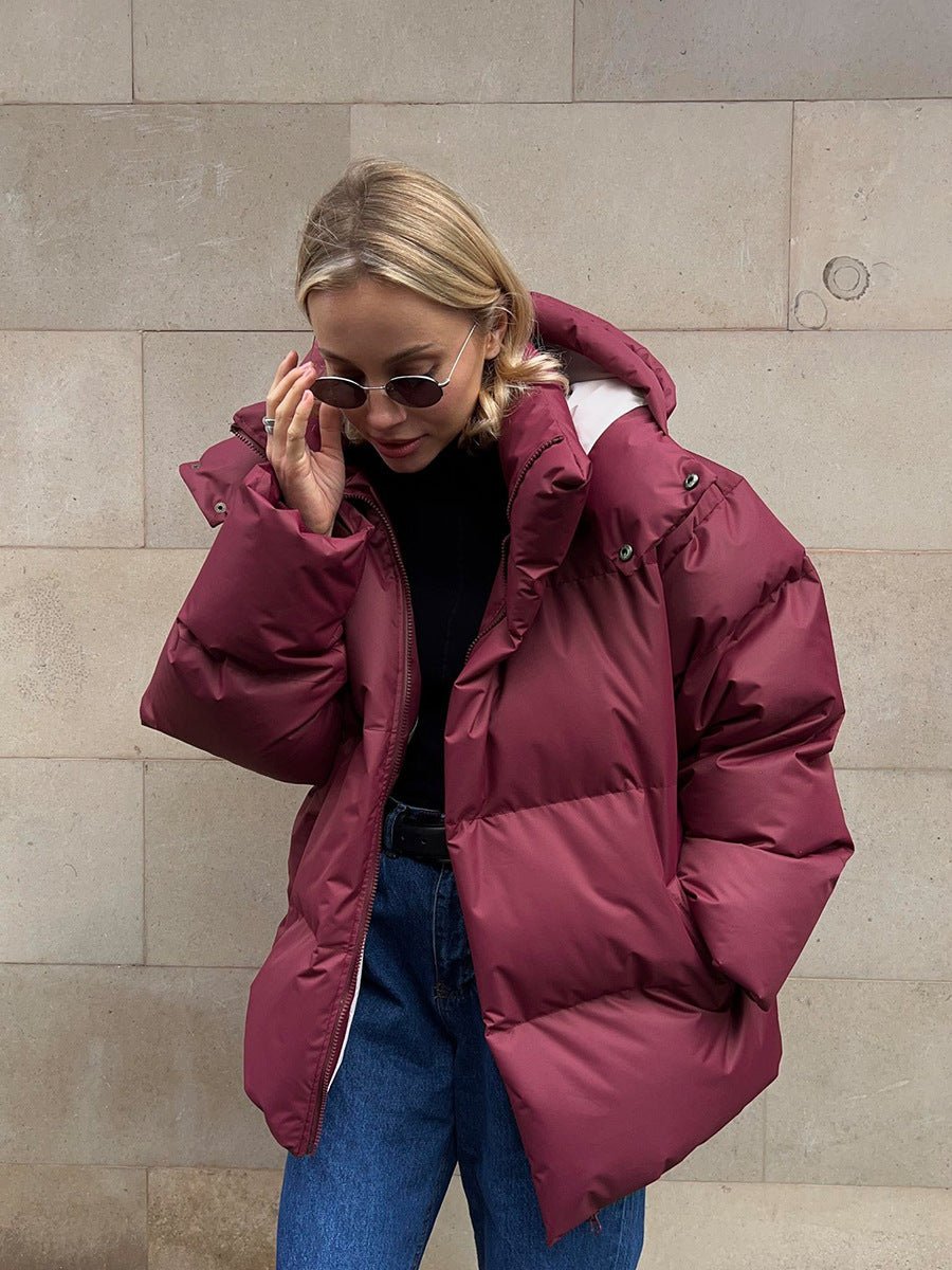 Delyth | Hooded Puffer Women's Winter Jacket for Cold-Weather
