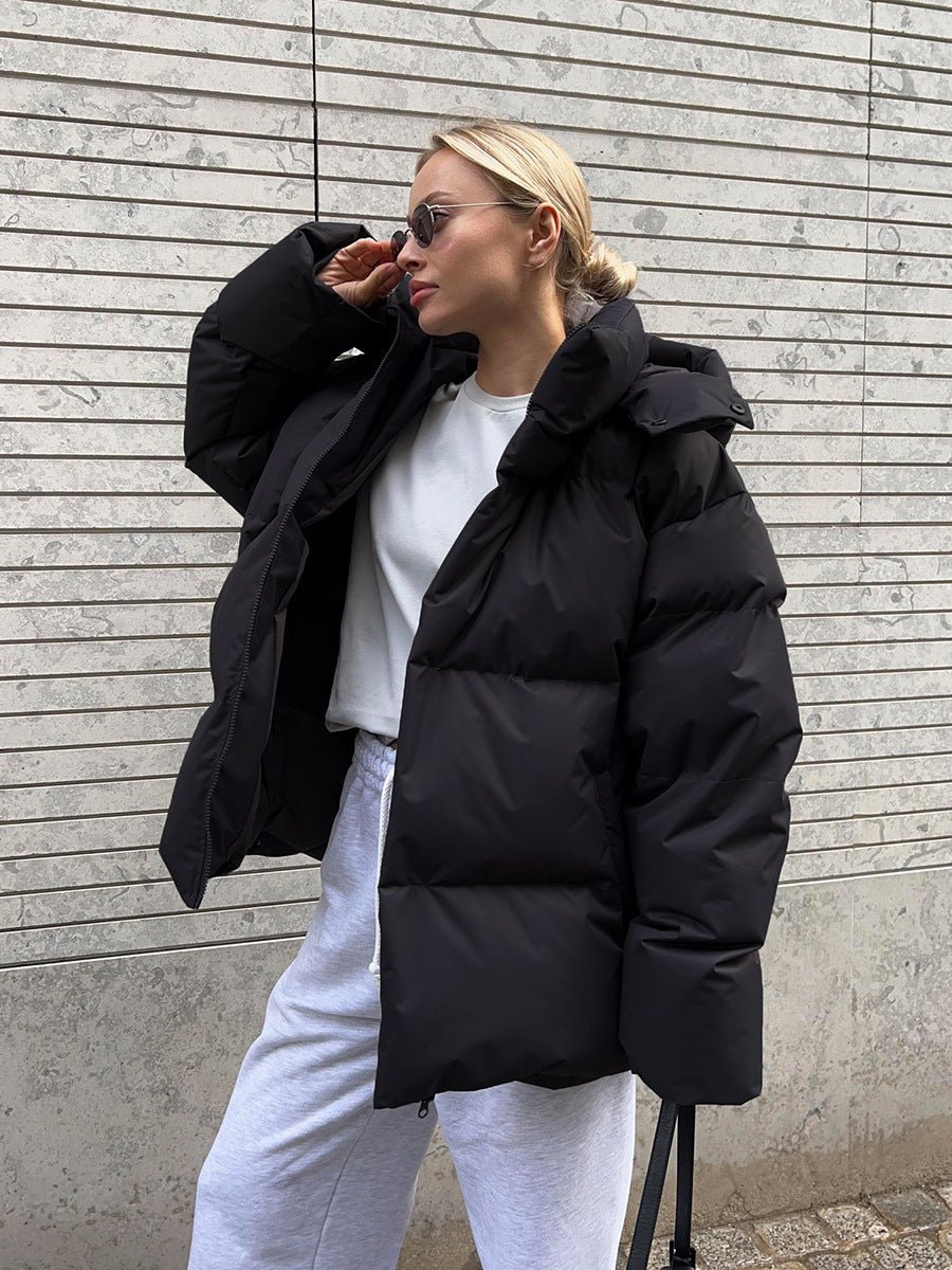 Delyth | Hooded Puffer Women's Winter Jacket for Cold-Weather