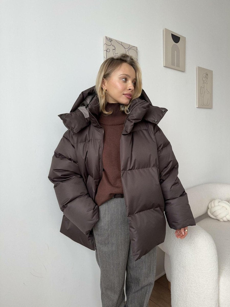 Delyth | Hooded Puffer Women's Winter Jacket for Cold-Weather