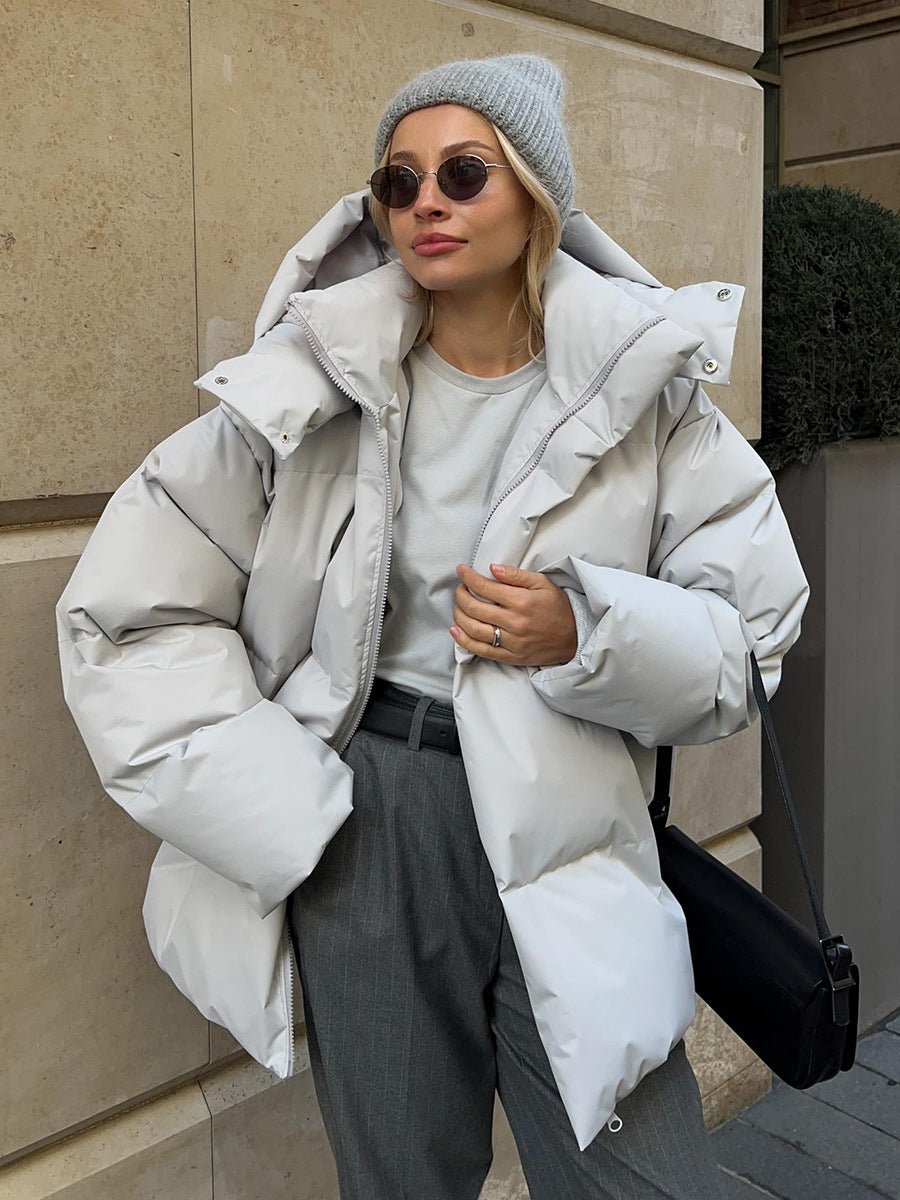 Delyth | Hooded Puffer Women's Winter Jacket for Cold-Weather