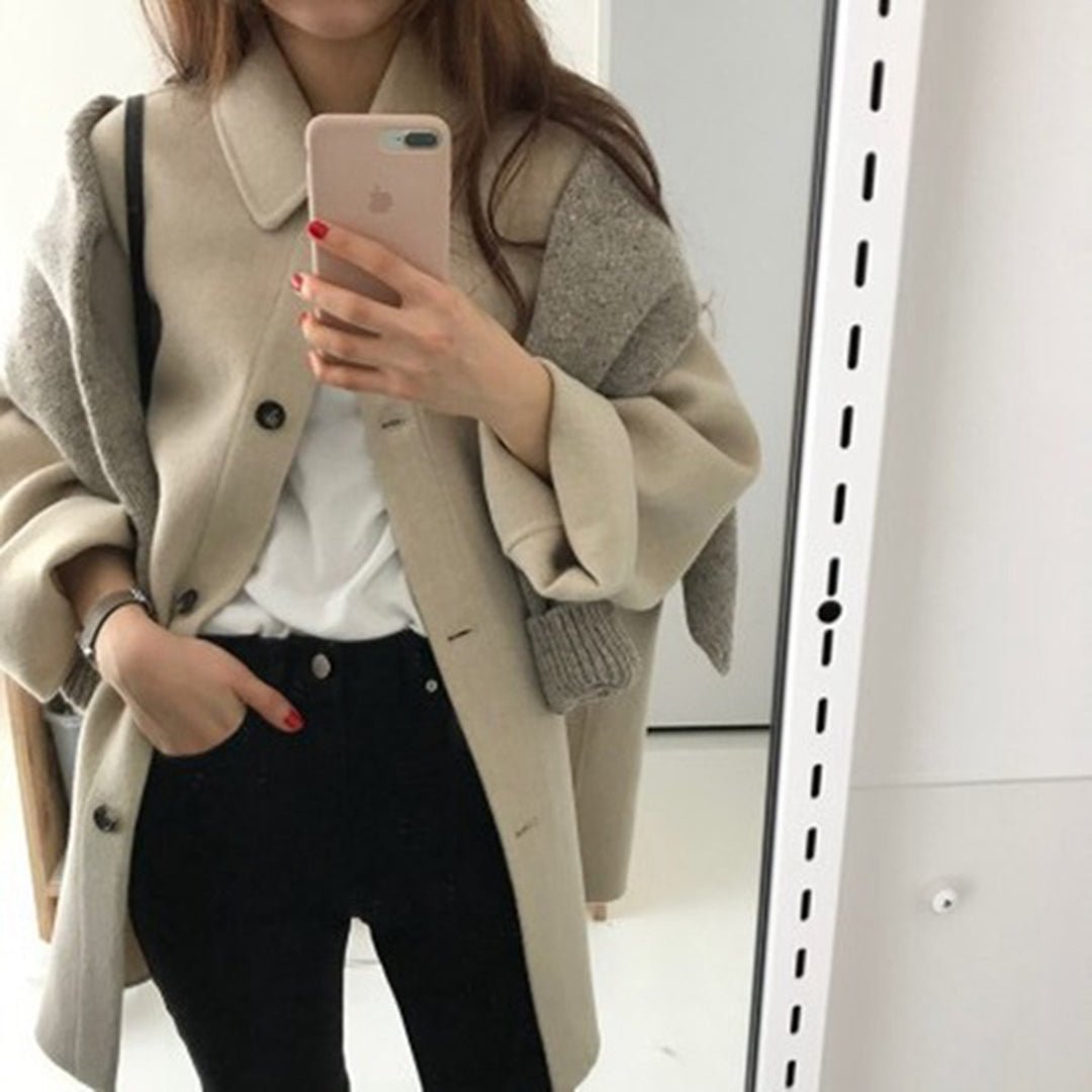 Josefin | Cosy Button-Closure Women's Coat