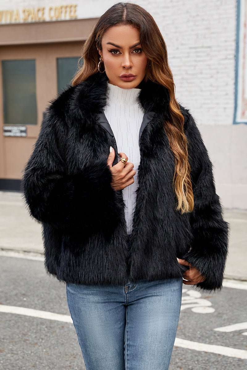 Cassia | Faux Fur-Trim Women's Coat for Winter
