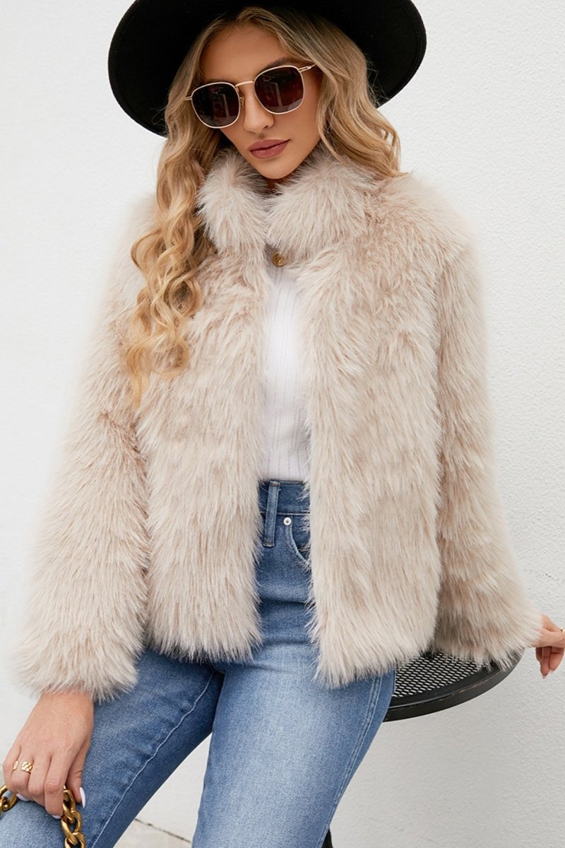 Cassia | Faux Fur-Trim Women's Coat for Winter
