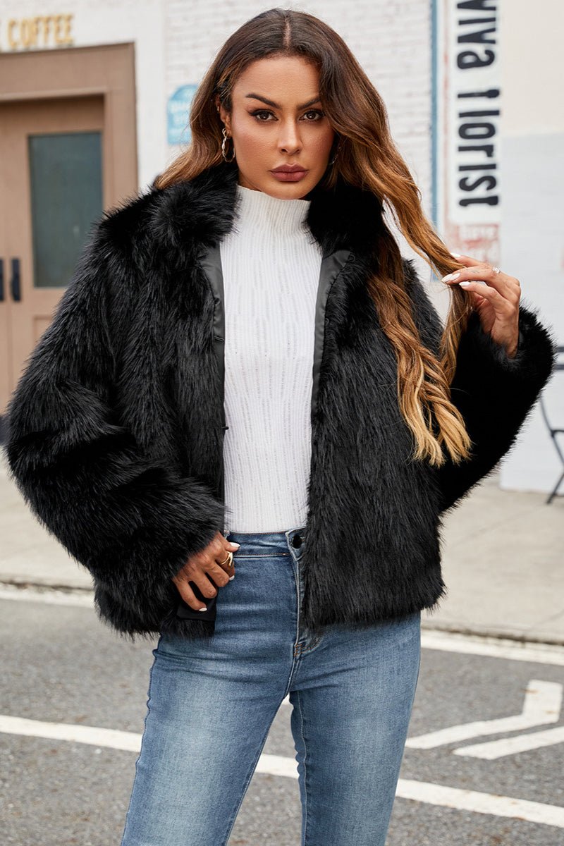 Cassia | Faux Fur-Trim Women's Coat for Winter