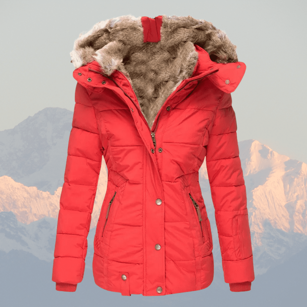 Liana | Down-Puffer Faux Fur-Hood Women's Winter Jacket for Cold-Weather