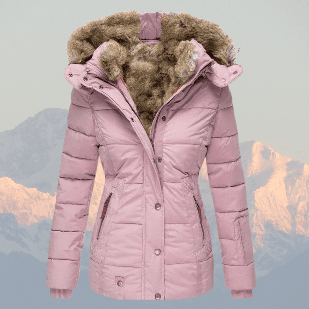 Liana | Down-Puffer Faux Fur-Hood Women's Winter Jacket for Cold-Weather