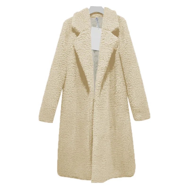 Malvioni | Soft Long Teddy Women's Coat for Winter