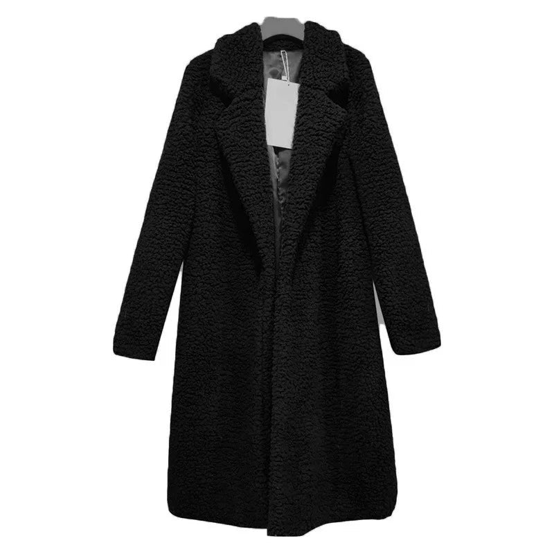Malvioni | Soft Long Teddy Women's Coat for Winter