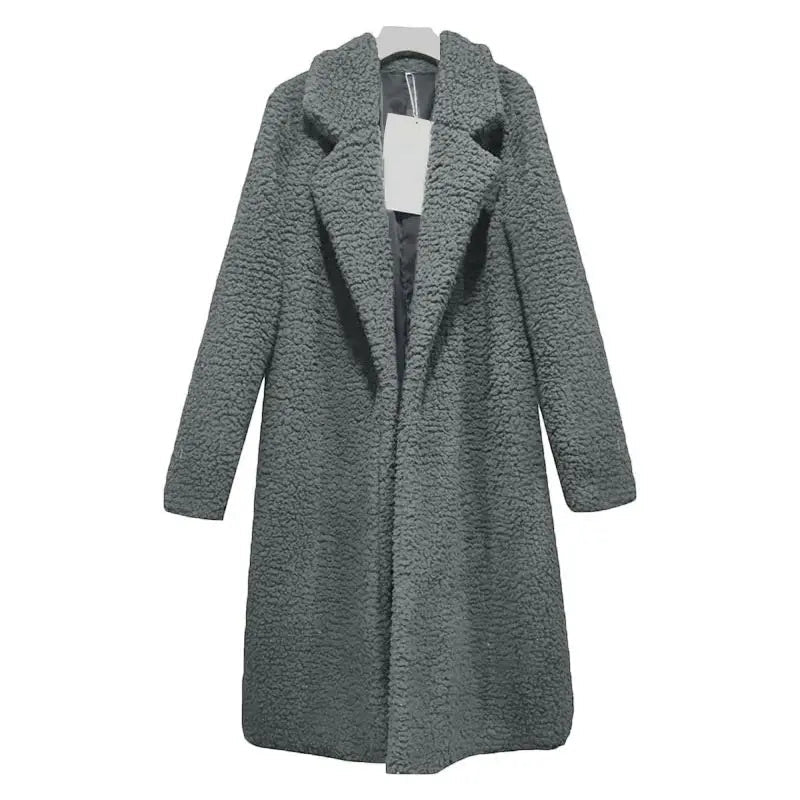 Malvioni | Soft Long Teddy Women's Coat for Winter