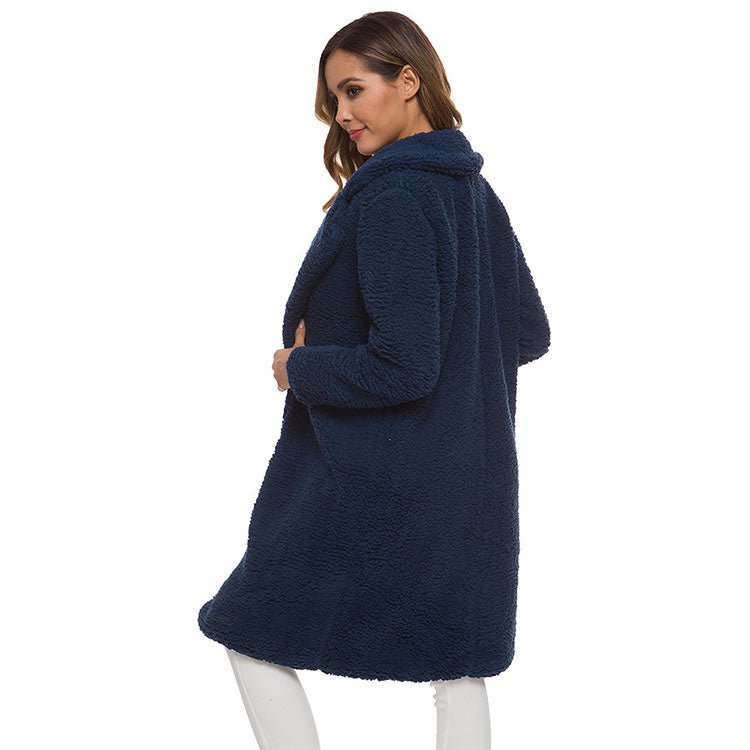 Malvioni | Soft Long Teddy Women's Coat for Winter
