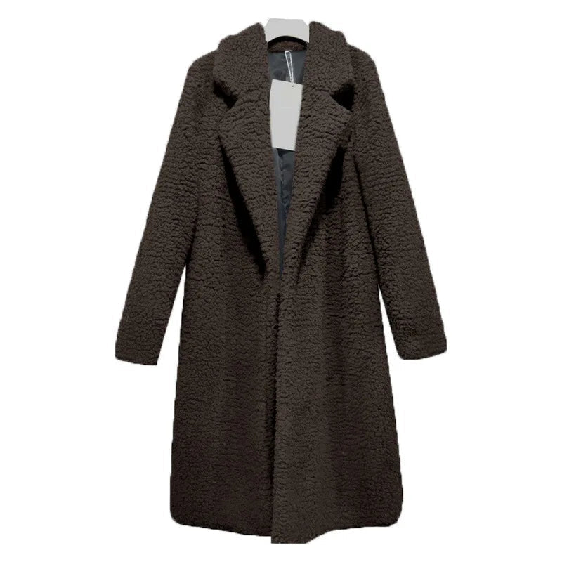 Malvioni | Soft Long Teddy Women's Coat for Winter
