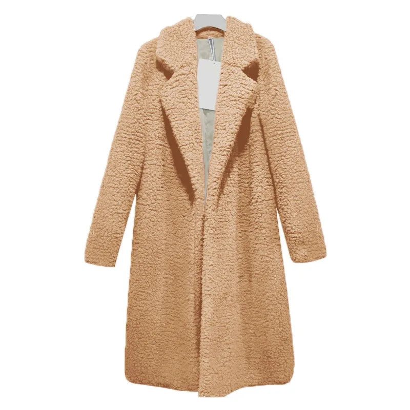 Malvioni | Soft Long Teddy Women's Coat for Winter