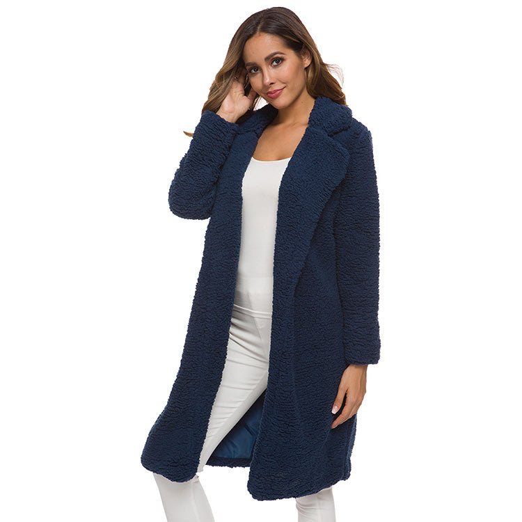 Malvioni | Soft Long Teddy Women's Coat for Winter