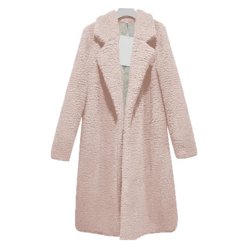 Malvioni | Soft Long Teddy Women's Coat for Winter