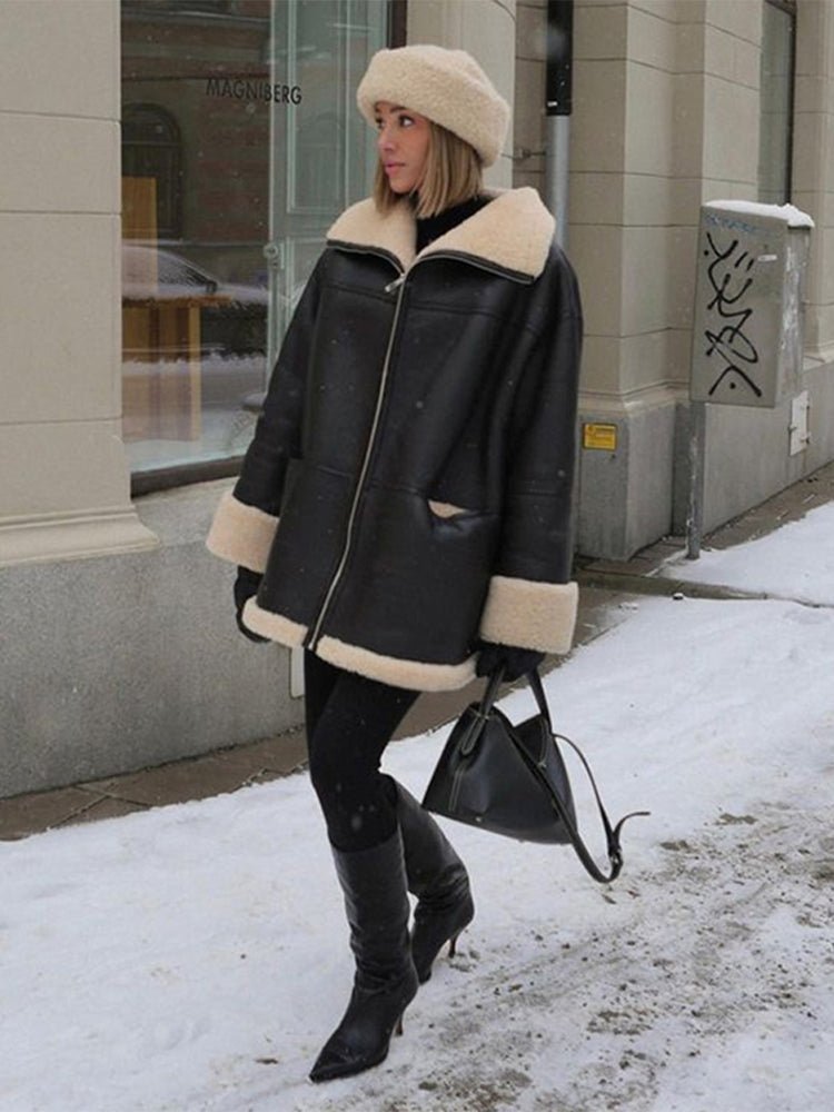 Norvia | Plush Warm Women's Fur Coat for Winter