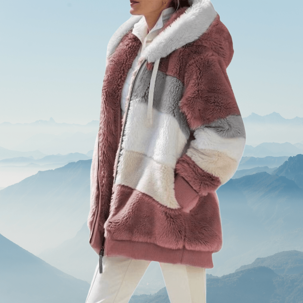 Norvia | Oversized Fleece-Lined Women's Winter Jacket for Cold-Weather