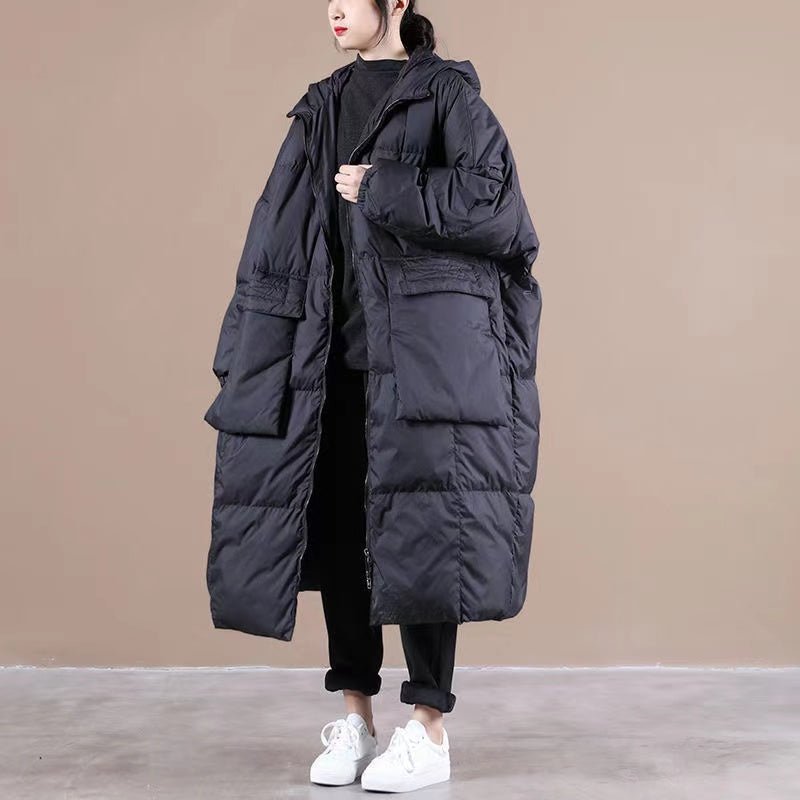 Fiorella | Hooded Plus-Size Women's Winter Jacket for Cold-Weather