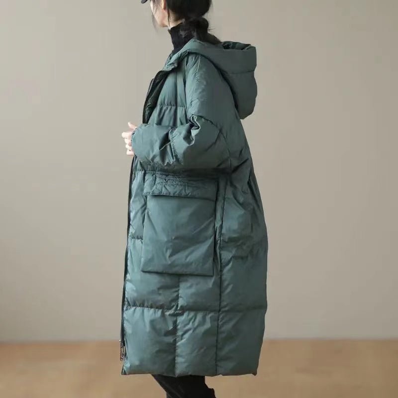 Fiorella | Hooded Plus-Size Women's Winter Jacket for Cold-Weather