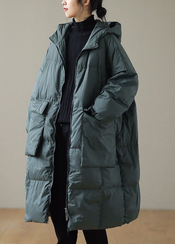 Fiorella | Hooded Plus-Size Women's Winter Jacket for Cold-Weather