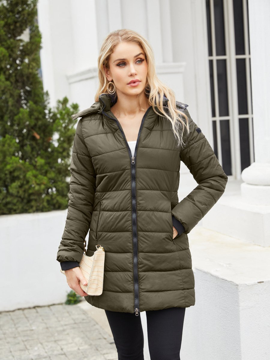 Elara | Quilted Lightweight-Insulated Women's Winter Jacket for Cold-Weather