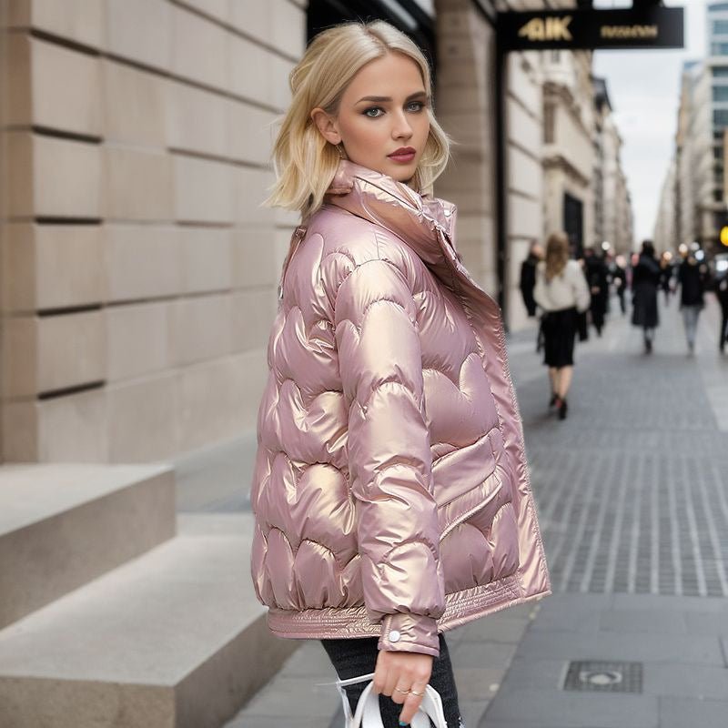 Marisol | Down-Padded Glossy-Finish Women's Winter Jacket for Cold-Weather