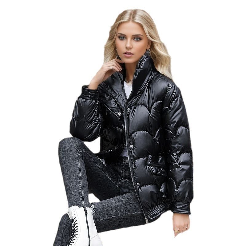 Marisol | Down-Padded Glossy-Finish Women's Winter Jacket for Cold-Weather