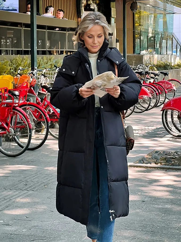 Roswitha | Plush-Lined Hooded Women's Winter Coat for Cold-Weather