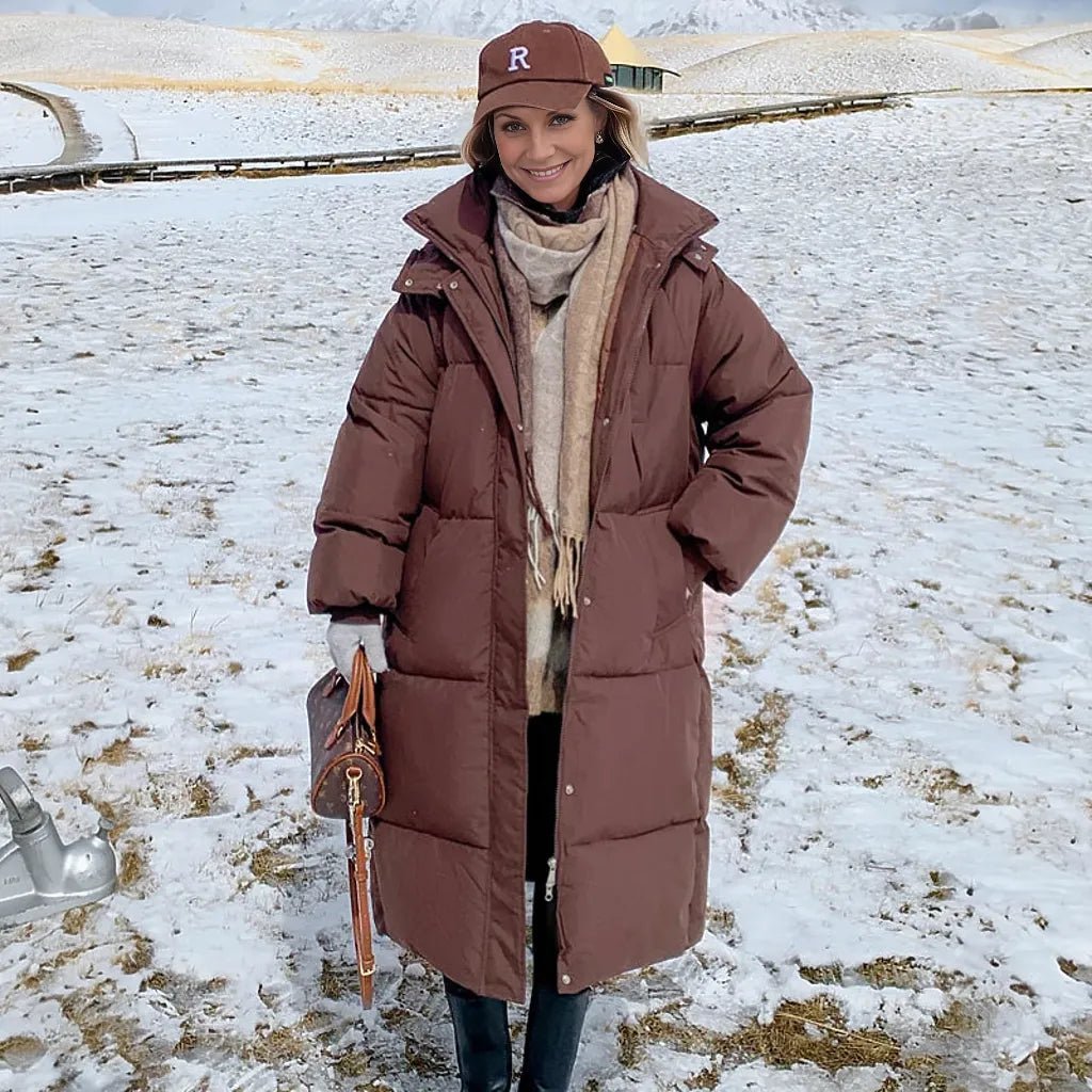 Roswitha | Plush-Lined Hooded Women's Winter Coat for Cold-Weather