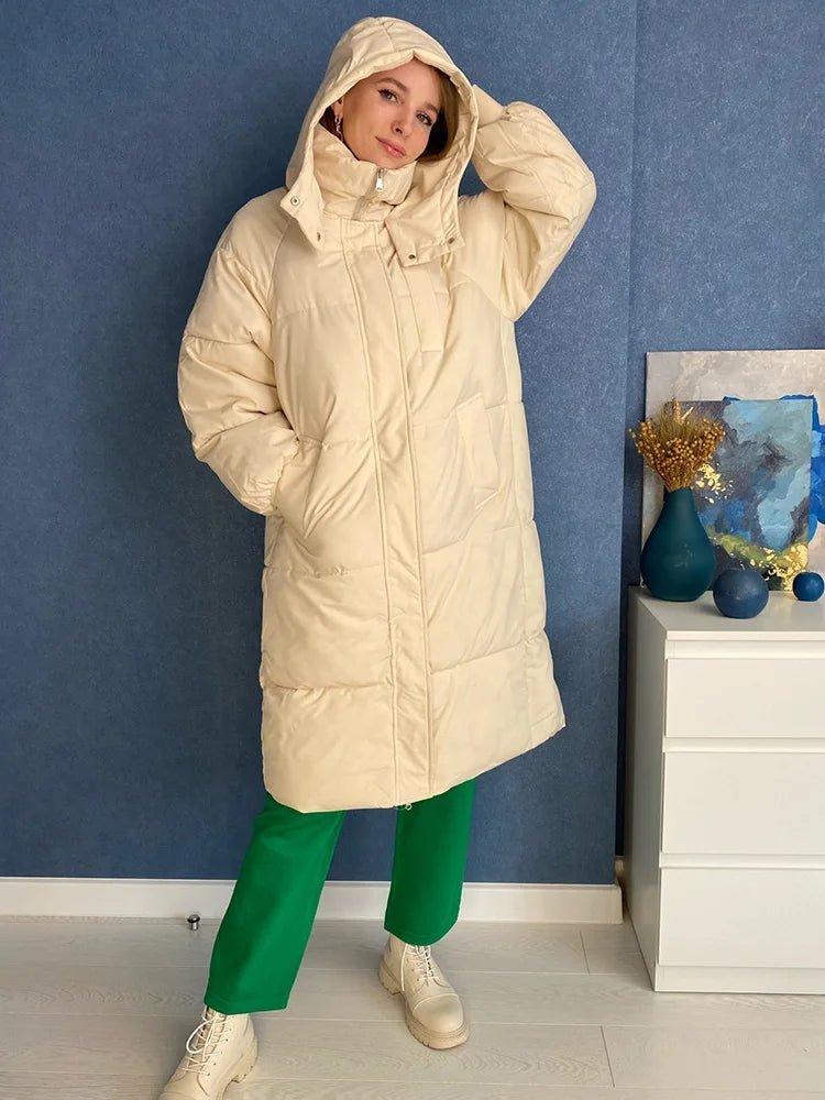 Roswitha | Plush-Lined Hooded Women's Winter Coat for Cold-Weather