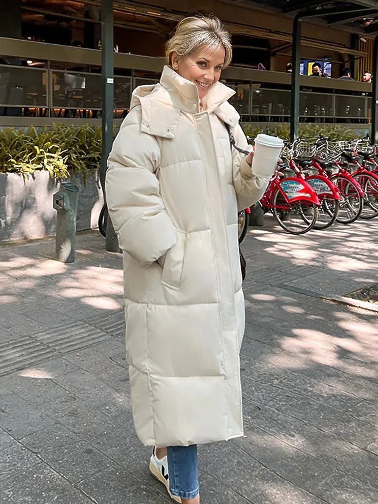 Roswitha | Plush-Lined Hooded Women's Winter Coat for Cold-Weather
