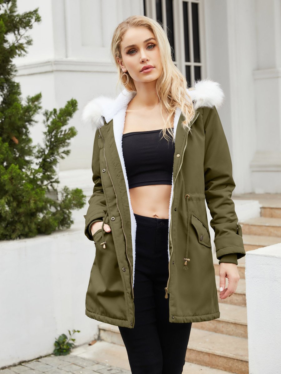 Odalys | Cozy-Lined Women's Parka Coat for Winter