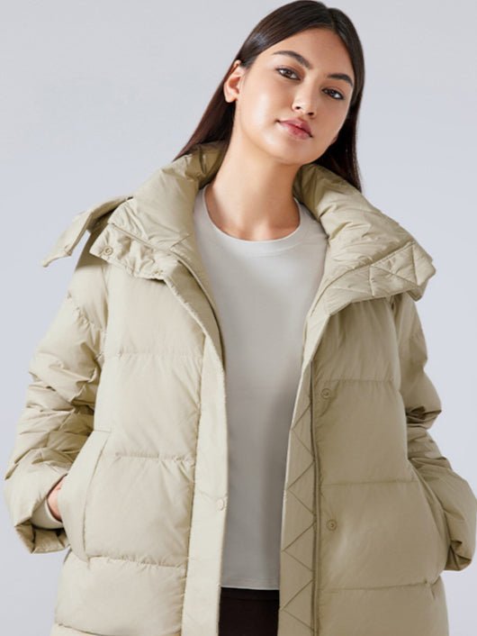 Brenna | Down-Padded Hooded Women's Winter Jacket for Cold-Weather