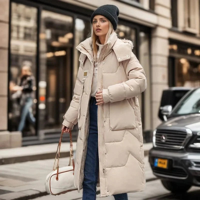 Jessamy | Thick-Padded Hooded Women's Winter Jacket for Cold-Weather